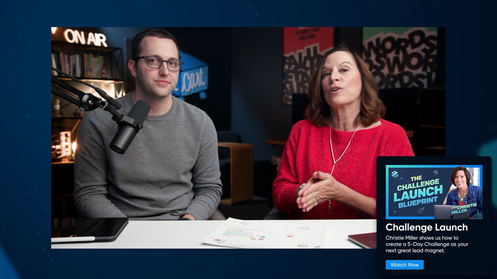 Still frame from CreatorU Keynote 2022