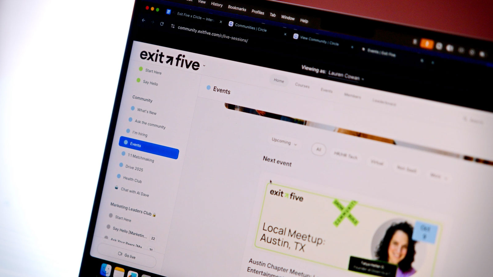 Still frame from Circle x ExitFive