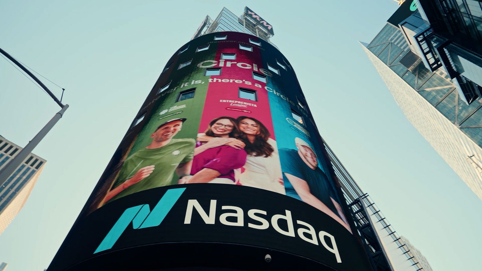 Still frame from Circle Times Square Campaign