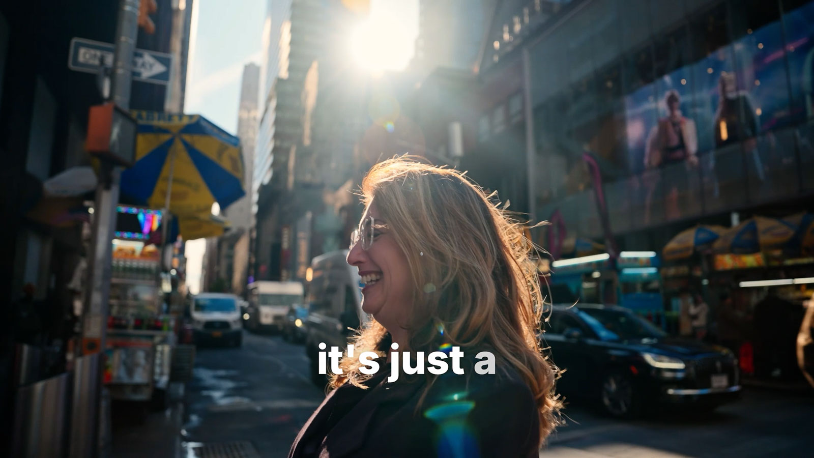 Still frame from Circle Times Square Campaign