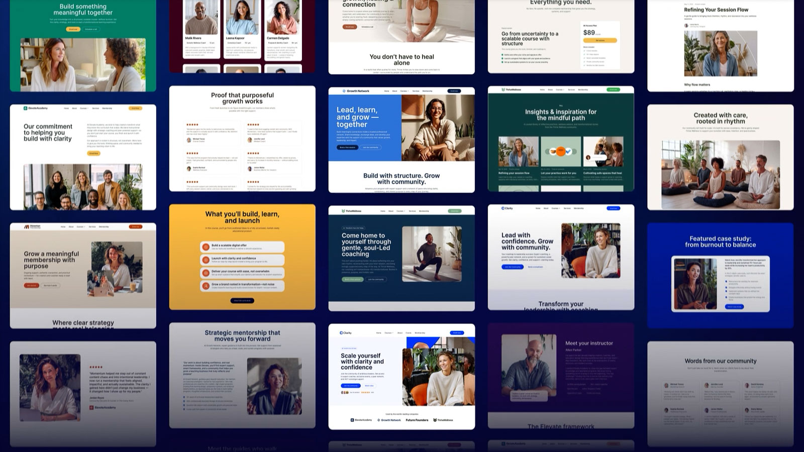 Still frame from Introducing Circle Website Builder