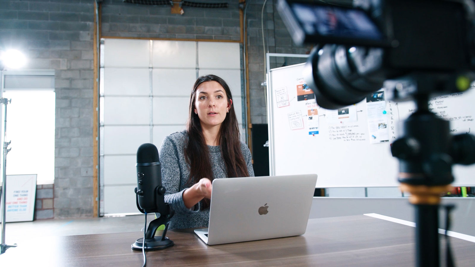 Still frame from SamCart Course Hype Trailer